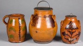 THREE PIECES OF SHOONER REDWAR