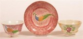 THREE PIECES OF SPATTERWARE CH