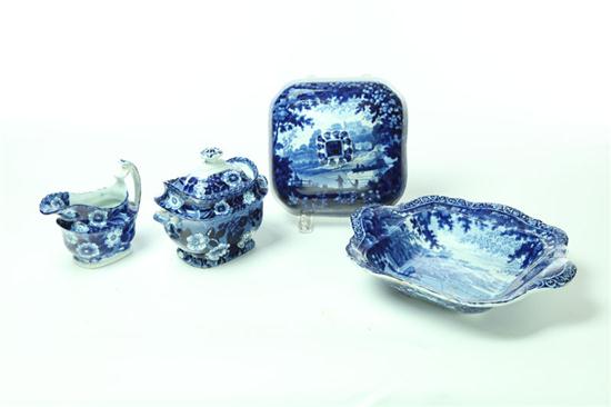 THREE PIECES OF STAFFORDSHIRE. 