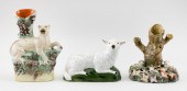 THREE PIECES OF STAFFORDSHIRE