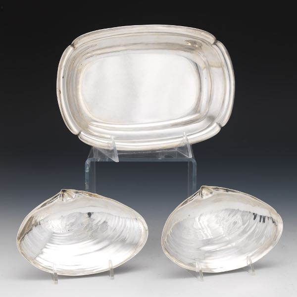 THREE PIECES OF STERLING SILVER