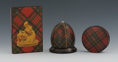 Three Pieces of Tartanware