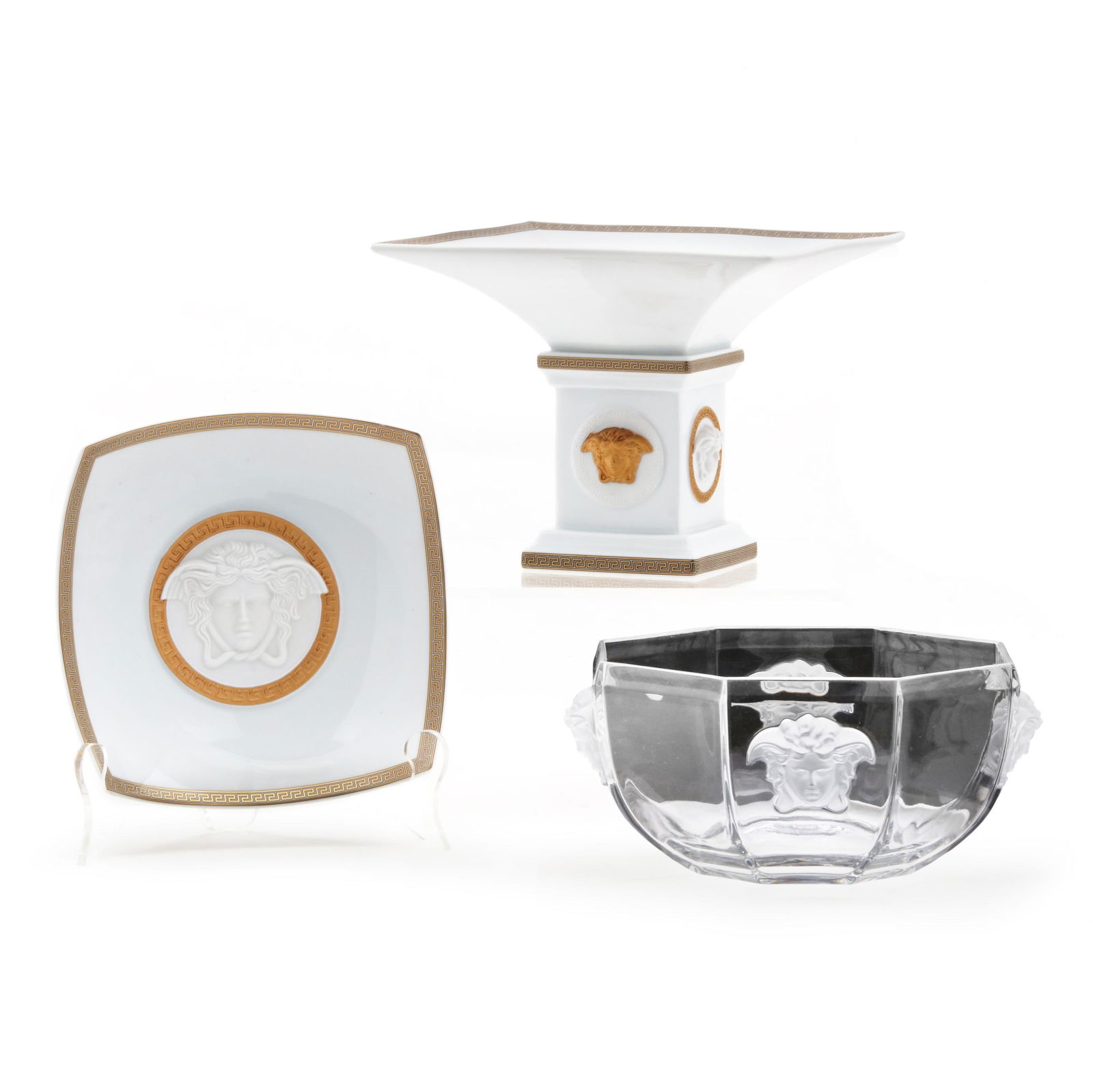THREE PIECES OF VERSACE  GORGONA 