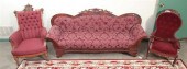 THREE PIECES OF VICTORIAN FURN