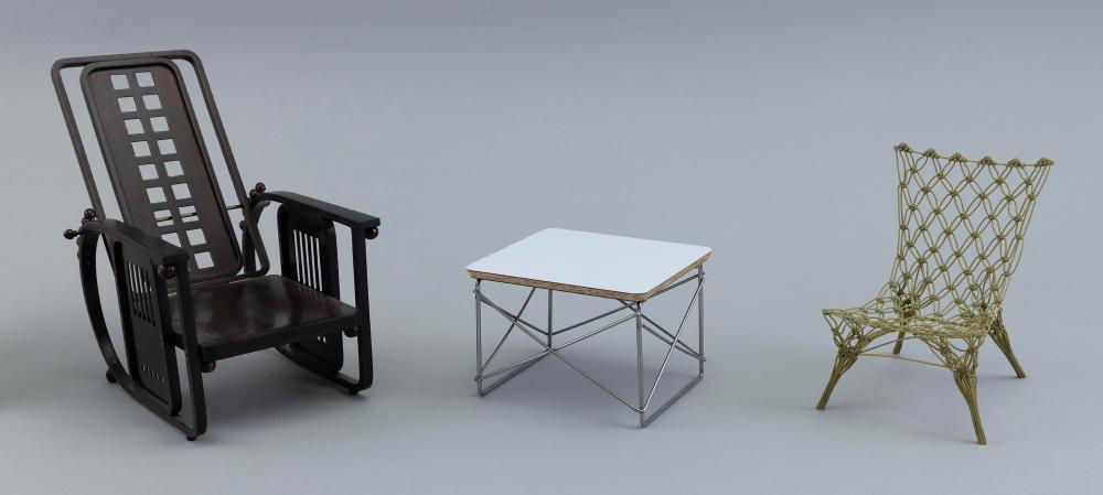 THREE PIECES OF VITRA DESIGN MUSEUM