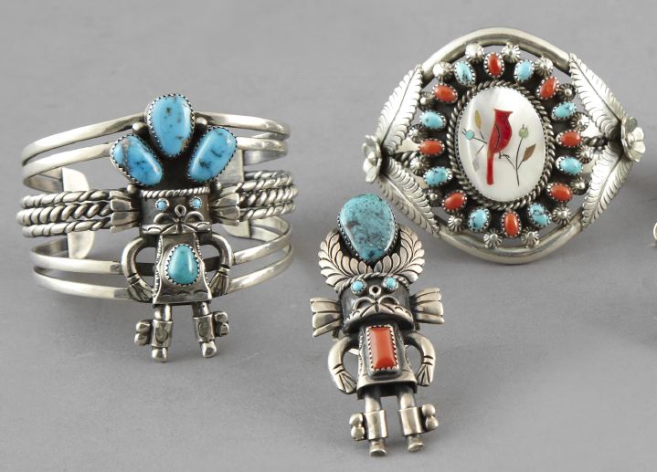 Three Pieces of Zuni Silver