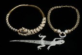 THREE PIECES RHINESTONE COSTUM