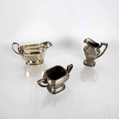 THREE PIECES STERLING SILVER