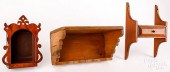 THREE PINE AND WALNUT WALL SHE
