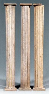 Three pine architectural colum