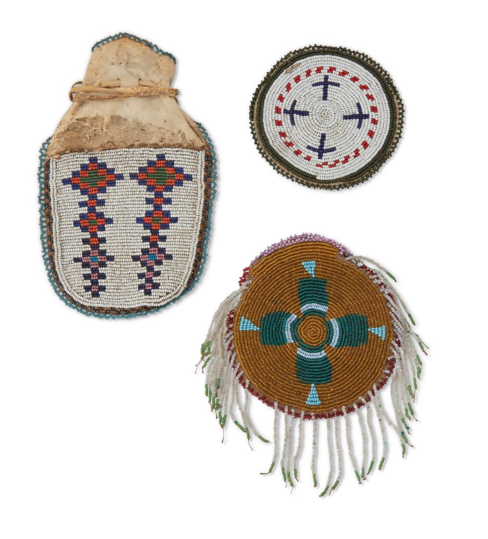 THREE PLAINS BEADED HIDE