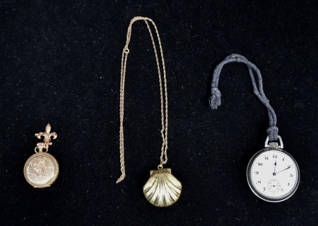 THREE POCKET WATCHESThree pocket
