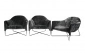 THREE POLIFORM RANDELLO LOUNGE