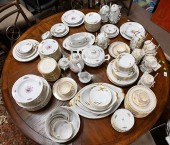 THREE PORCELAIN DINNERWARE SET