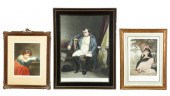 THREE PORTRAIT PRINTS (18TH-20
