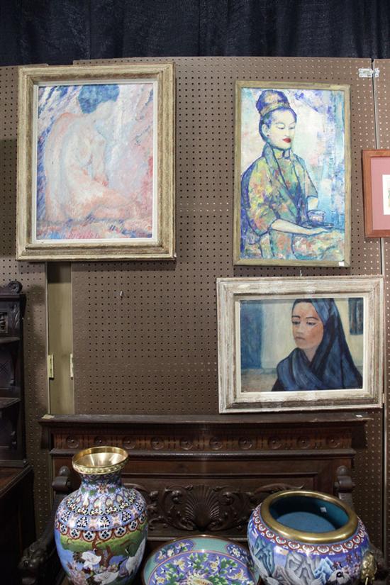THREE PORTRAITS BY RUTH ALDERFER