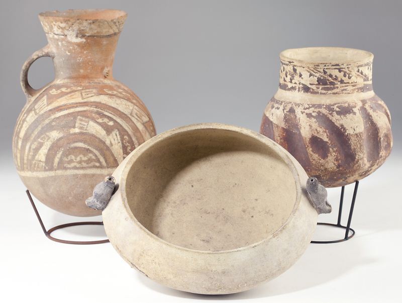 Three Pre-Columbian Ceramic