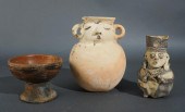 THREE PRE-COLUMBIAN TYPE DECOR