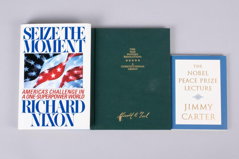 THREE PRESIDENT SIGNED BOOKS:
