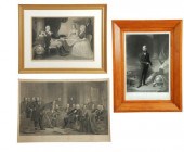 THREE PRINTS BY JOHN SARTAIN (
