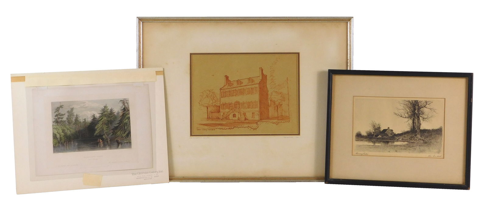 THREE PRINTS/ DRAWINGS BY NAN