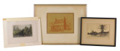 THREE PRINTS/ DRAWINGS BY NAN