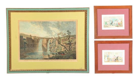 THREE PRINTS (ENGLISH  18TH-19TH