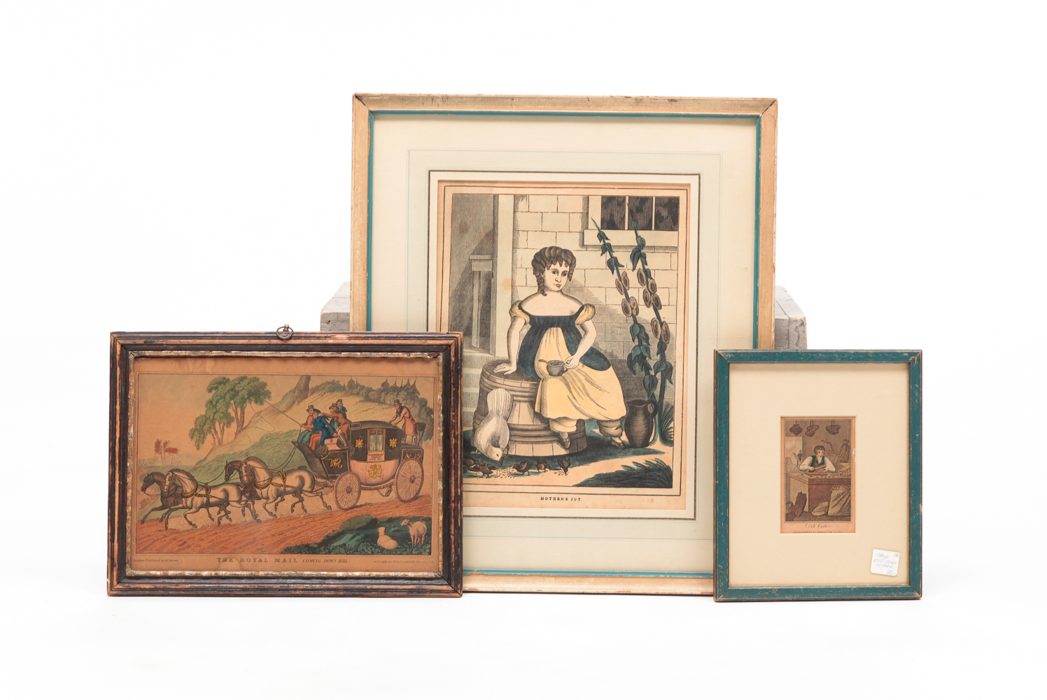 THREE PRINTS. English, 19th