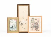 THREE PRINTS INCLUDING JAPANES