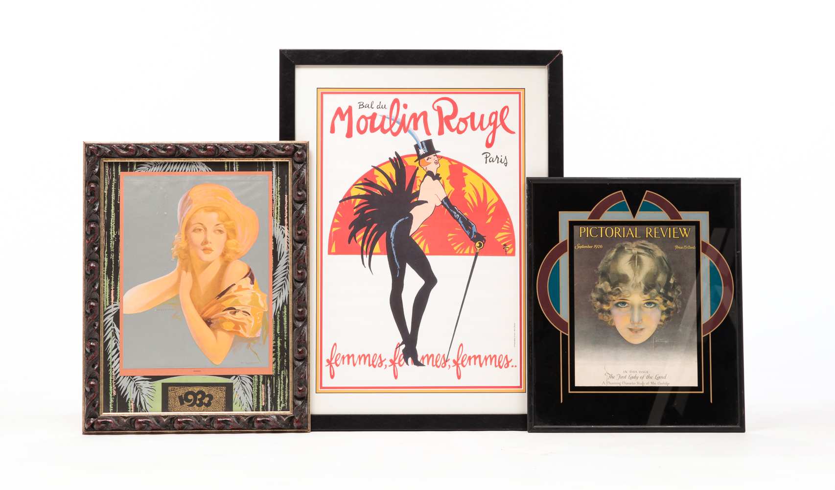 THREE PRINTS INCLUDING MOULIN