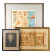 THREE PRINTS INCLUDING TWO LIT