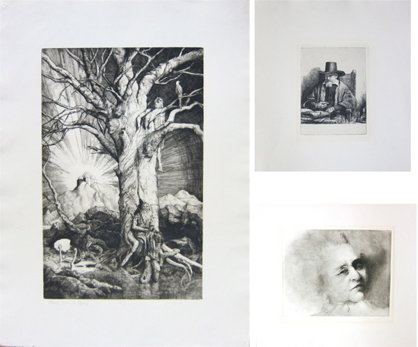 THREE PRINTS: JON OGARD ENGRAVING