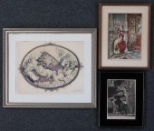 Three prints, to include "Memo