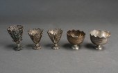 THREE PROBABLY SILVER FILIGREE