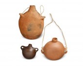 THREE PUEBLOAN MICACEOUS POTTE