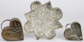 THREE PUNCHED TIN HEART CHEESE
