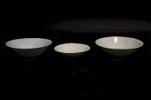 THREE QINGBAI BOWLSThinly form