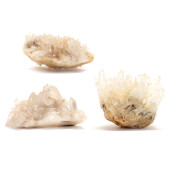 THREE QUARTZ SPECIMENS<br>Thre