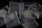 Three Queen Anne shillings; 17