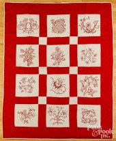 THREE QUILTS, 20TH C.Three qui