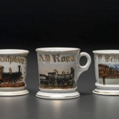 Three Railroad Worker's Porcel