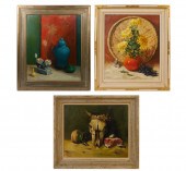 THREE RALPH SPERRY OIL PAINTIN