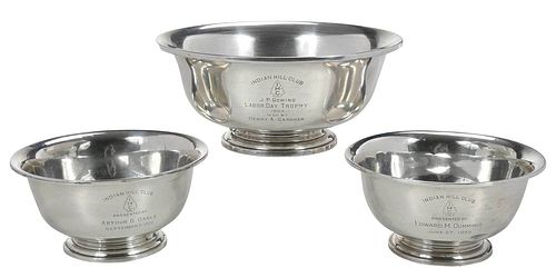 THREE RANDAHL STERLING TROPHY