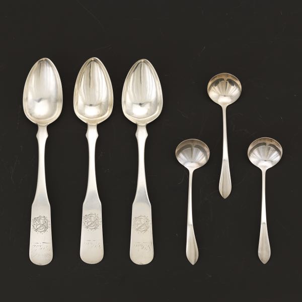 THREE RARE BALTIMORE STERLING
