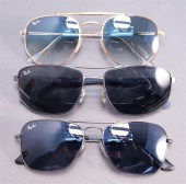 THREE RAY-BAN MEN'S SUNGLASSES