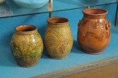 THREE REDWARE JARS. By Greg Sh