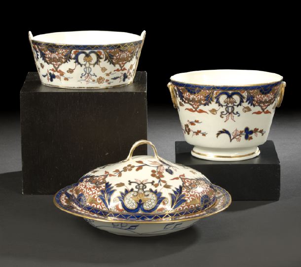 Three Regency Derby Porcelain