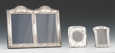 Three Repousse Silver Picture