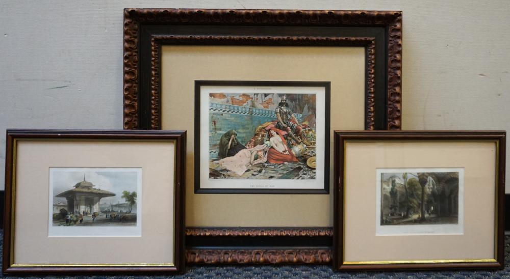 THREE REPRODUCTION COLOR