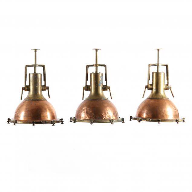 THREE REPURPOSED LARGE COPPER